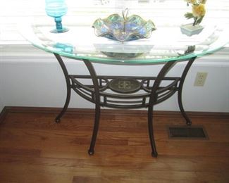 HALF MOON GLASS TABLE