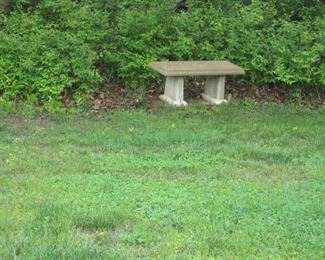 CEMENT BENCH