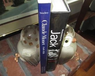 FRITZ AND FLOYD OWL BOOKENDS
