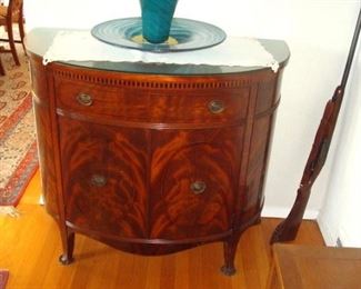 Batesville Cabinet co Demilune cabinet. Will be sold separately.