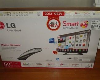 LG 50 inch smart 3-d HDTV . will be set up for sale.