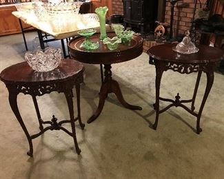 Ornate Mahagony tables