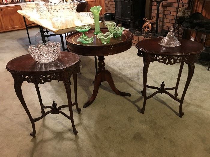 Ornate Mahagony tables