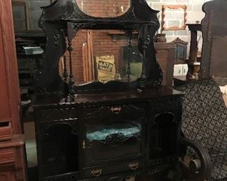 Awesome Antique Buffet Cabinet.