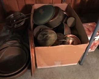 Lots of Copper items. Old and new