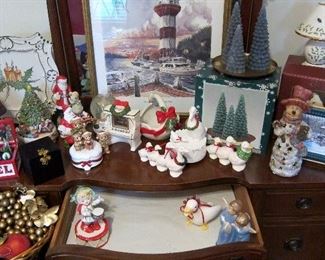 FRITZ AND FLOYD, JAPAN AND MANY DIFFERENT CHRISTMAS ITEMS