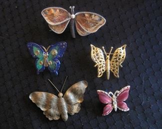 Butterfly Pins.