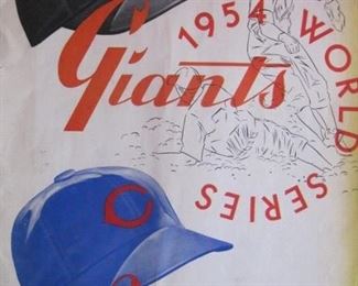 1954 World Series Program (Giants v. Indians).