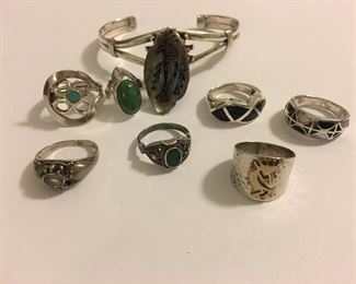 Fine Selection Native American Southwestern Jewelry Rings