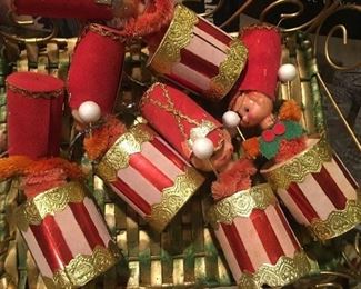 RARE & Hard to find **OLD** Made in JAPAN Vintage Christmas Ornaments in FINE Shape - you won't find anything like this in it's current condition. Circa 1930's-early 40's
