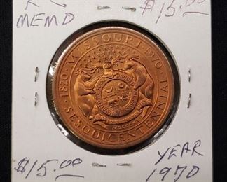 1970 Missouri Coin
