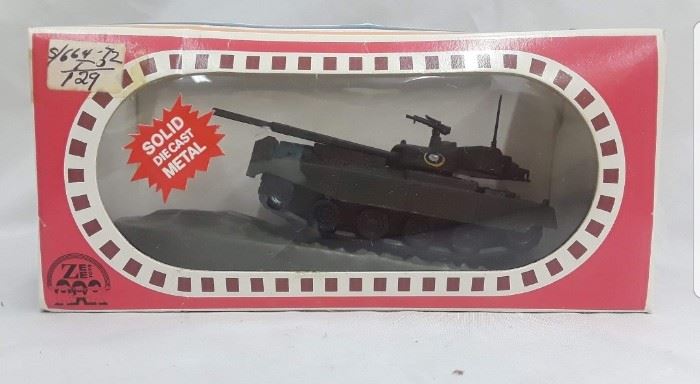 New Old Stock Die Cast Toy Tank
