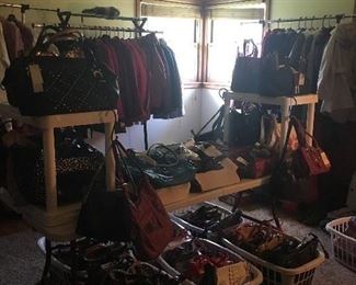 New with tags women's coats, purses and accessories