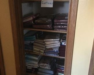 New in package curtains/drapes, valences, and shower curtains