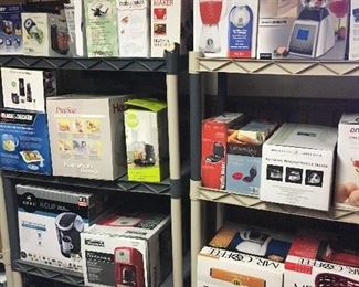 New in box and/or gently used kitchen appliances