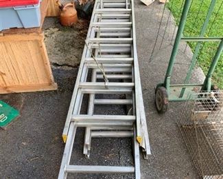 #95	Werner 16 foot extension ladder as is 	 $40.00 
