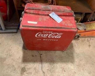 #65	coke metal cooler 	 $200.00 
