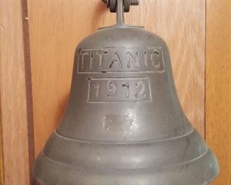 Brass wall mount "Titanic" bell