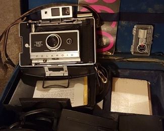 Vintage Polaroid 360 camera bundle