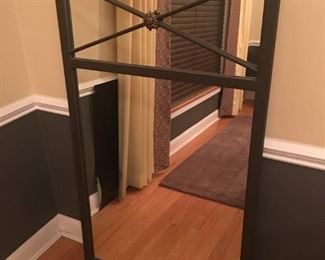 William Switzer traditional wrought iron wall mirror with modern finish, Merchandise Mart