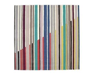 Raju Peddada 100% New Zealand wool rug, hand tufted and hand knotted in India