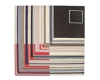 Raju Peddada 100% New Zealand wool rug, hand tufted and hand knotted in India