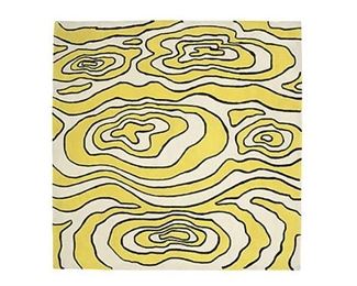 Raju Peddada 100% New Zealand wool rug, hand tufted and hand knotted in India