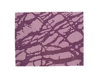 Raju Peddada 100% New Zealand wool rug, hand tufted and hand knotted in India