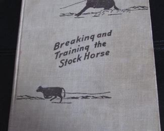 Breaking and Training the Stock Horse Charles O. Williamson