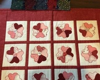 Quilted trivet or wall hanging