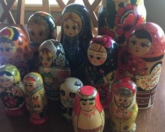 Vintage USSR Nesting dolls.