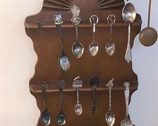 Spoon and collector rack