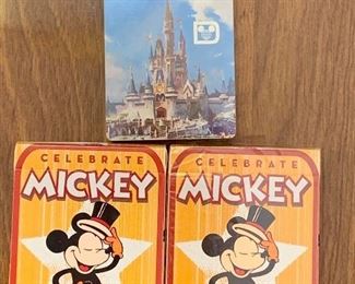 Unopened Vintage Walt Disney World and Mickey playing cards 