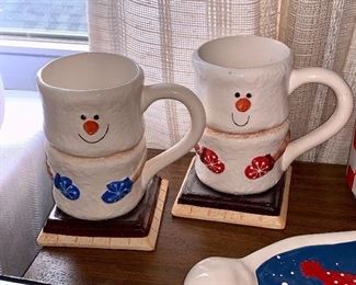 Hot Cocoa mugs -Great for these cold days in May