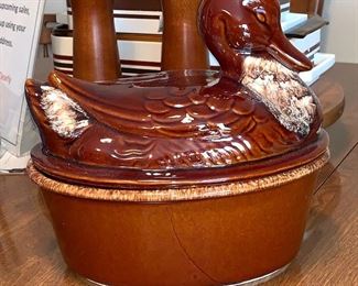 Hull duck roosting dish