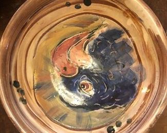 Gorgeous Ron Meyers pottery bowl.  10.5" D