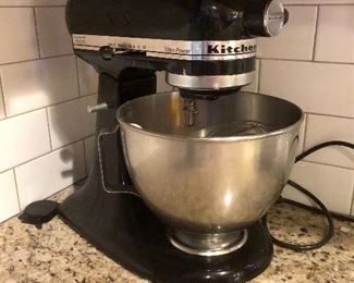 KitchenAid mixer.  (Regular house tools as well as art). 