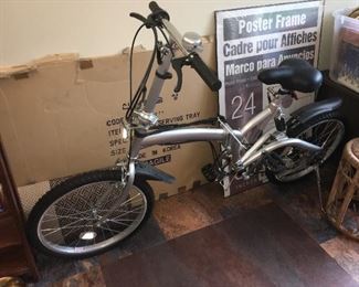 A fold up bicycle