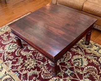 Solid Wood Plank Coffee table	18x35x35in	HxWxD
