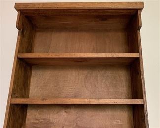 Rustic Distressed Wood Book Shelf/ Cabinet	75x34x14in	HxWxD