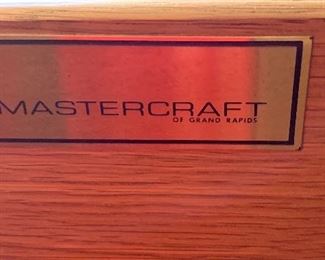 Bernhard Rohne for Mastercraft Acid Etched 9 Drawer Dresser Amboyna Burl/Brass Mid Century Hollywood 32.5x78x19in HxWxD