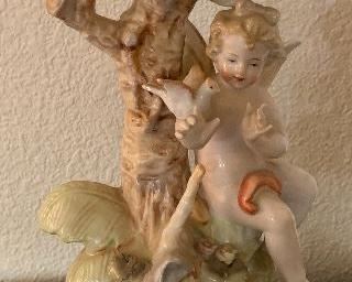 Arnart Cherub Candlestick Holders PAIR	 