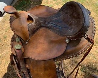Crates Leather Horse Saddle Western/Arabian