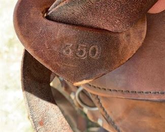 Crates Leather Horse Saddle Western/Arabian