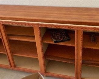 Open Shelf Built-In Wood Cabinet	72x13x35	HxWxD