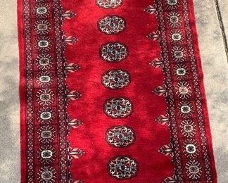 Pakistani Wool Rug Hand Knotted 66x38in	66x38in	