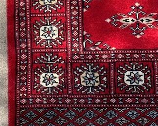 Pakistani Wool Rug Hand Knotted 60x36in	60x36in