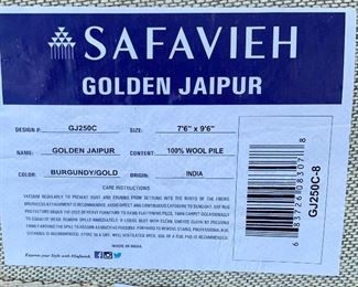 Safavieh Golden Jaipur India Wool Rug 7.6x9.6	9.6x7.6ft	