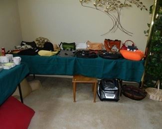 Various items purses, hats, wallets etc...