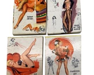 Lot 143 
Vintage Peek-a-Boo Match Books